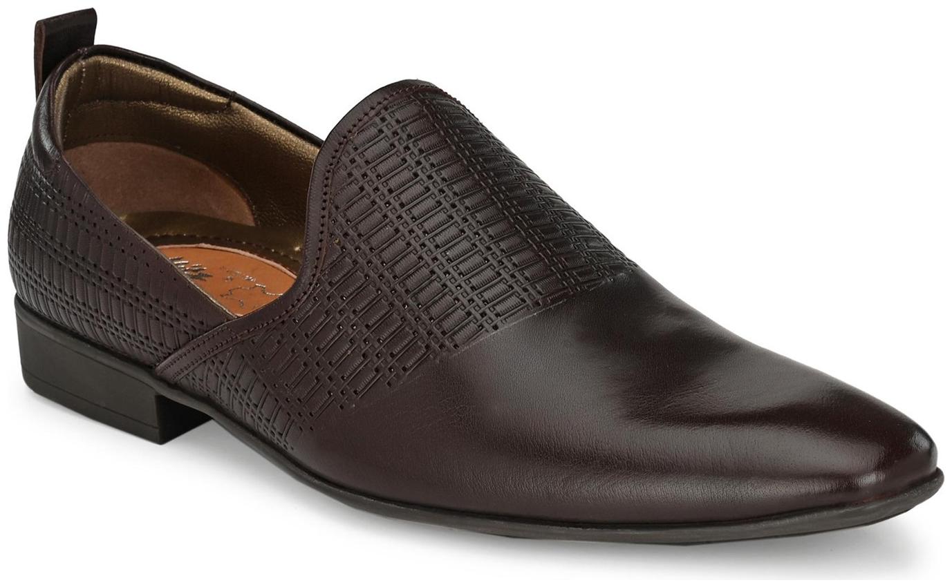 

Hitz Men Brown Slip-On Formal Shoes - N 20