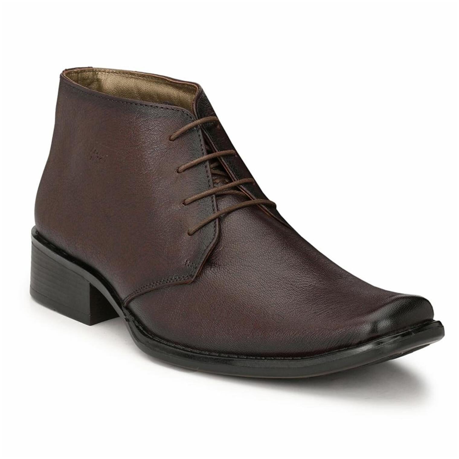 

Hitz Men Brown Derby Formal Shoes - 1425-TOTONE