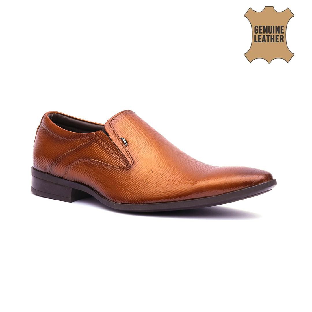 

Hitz Men Brown Slip-On Formal Shoes