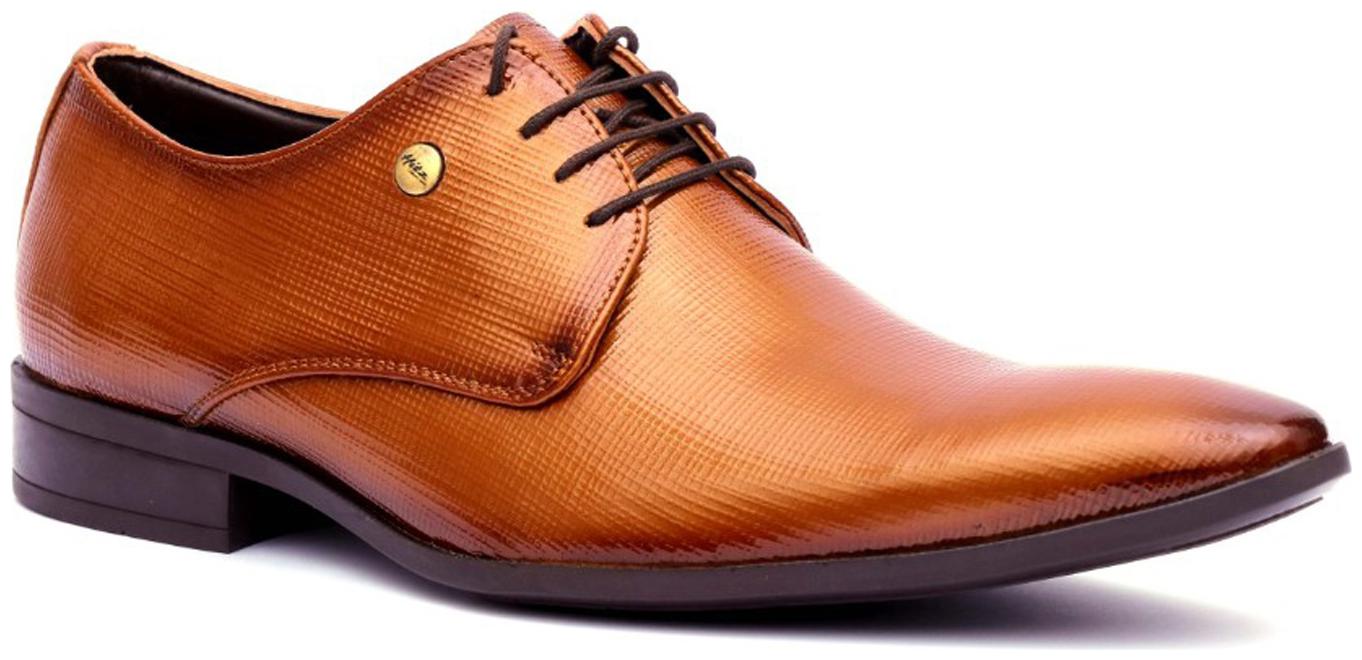 

Hitz Men Brown Derby Formal Shoes