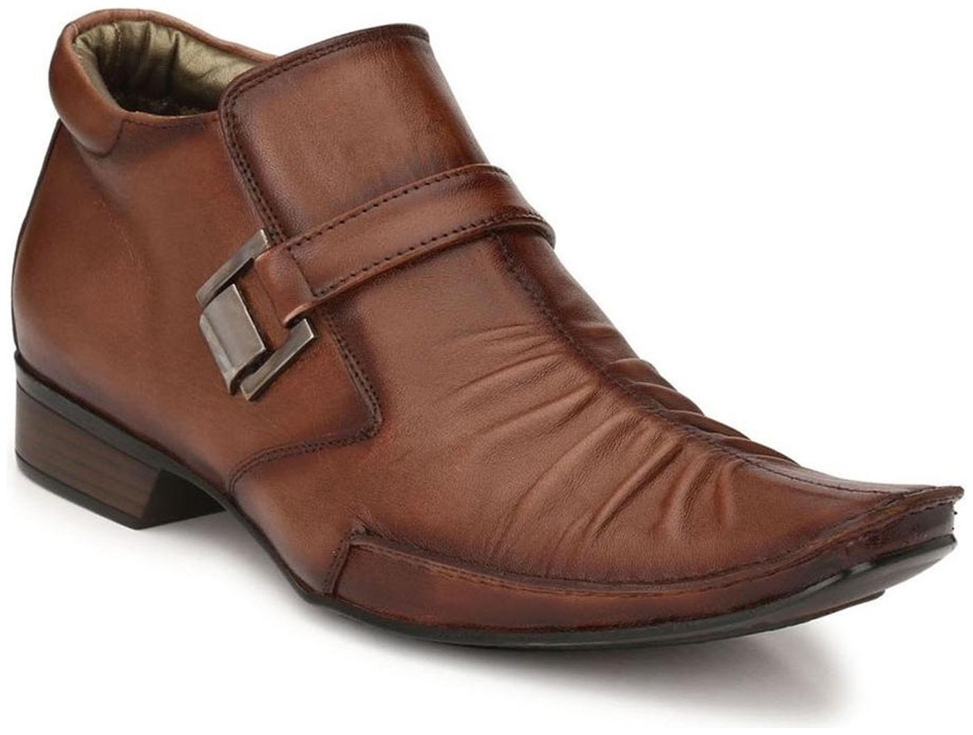 

Hitz Men Brown Ankle Boots - 8209-SHEEP
