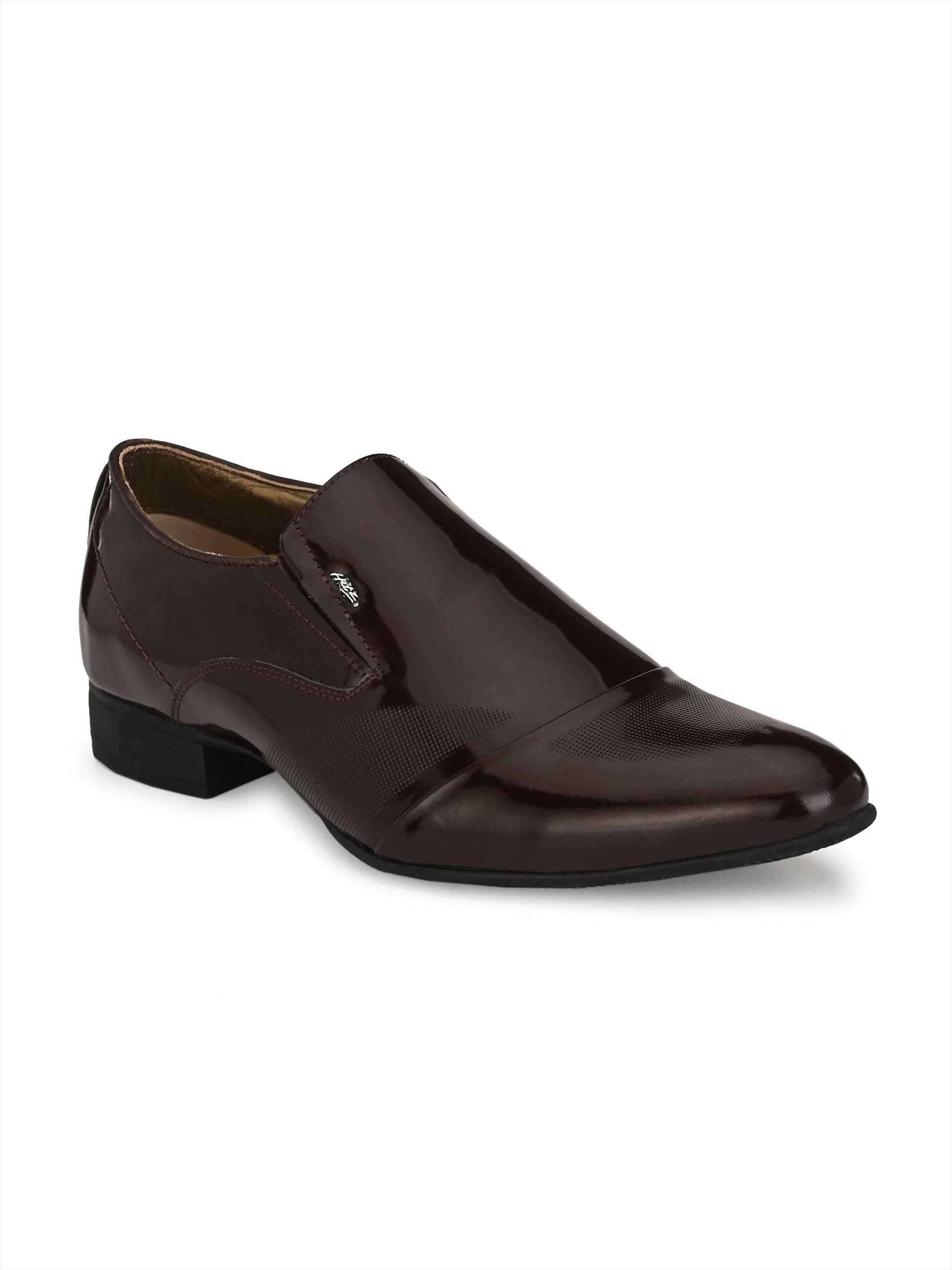 

Hitz Men Red Slip-On Formal Shoes - 7002-CHERRY