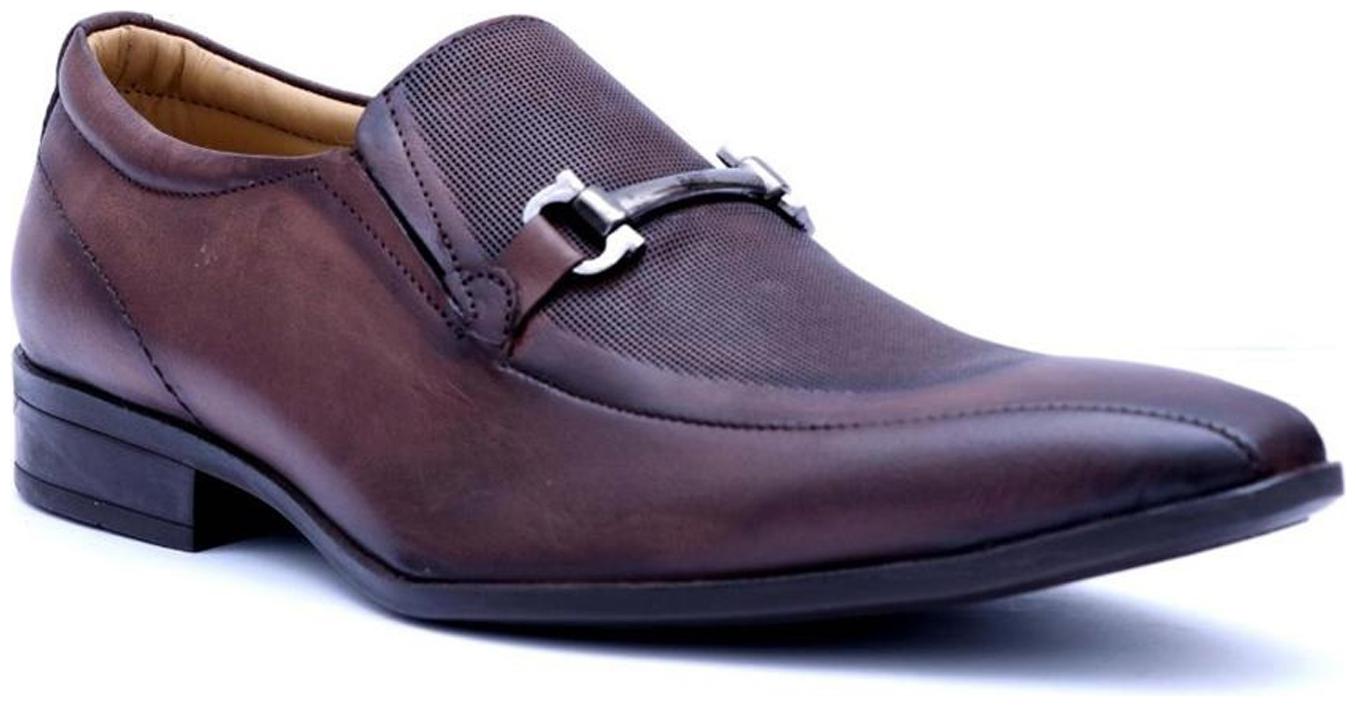 

Hitz Men Brown Slip-On Formal Shoes - T 23