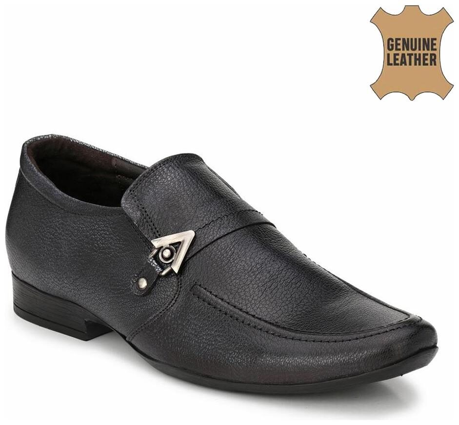 

Hitz Men Grey Slip-On Formal Shoes - 3702