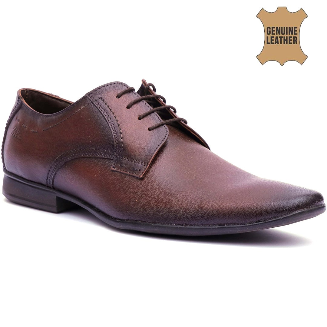 

Hitz Men Brown Derby Formal Shoes - 5201