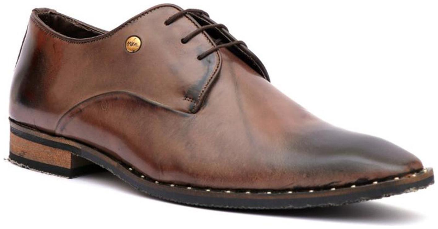 

Hitz Men Brown Derby Formal Shoes - 7713