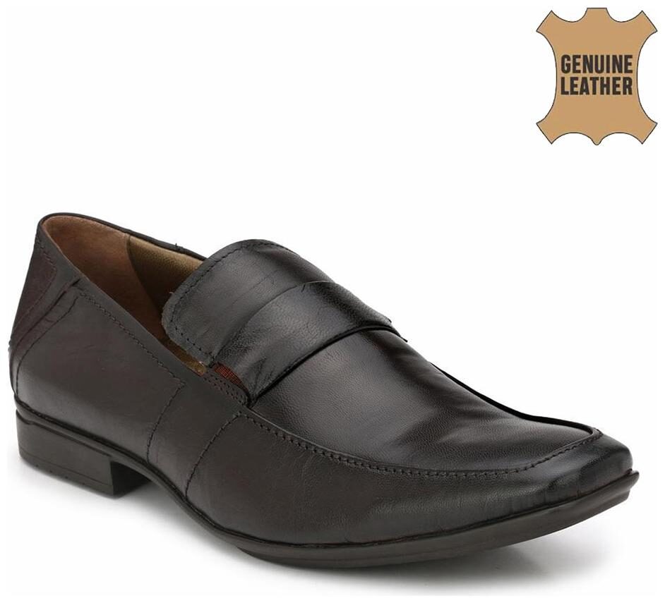 

Hitz Men Brown Slip-On Formal Shoes - 9006