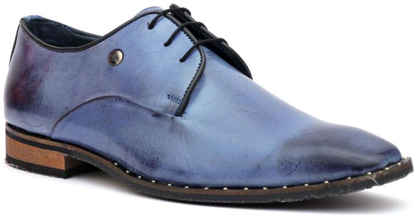 

Hitz Men Blue Derby Formal Shoes - 7713