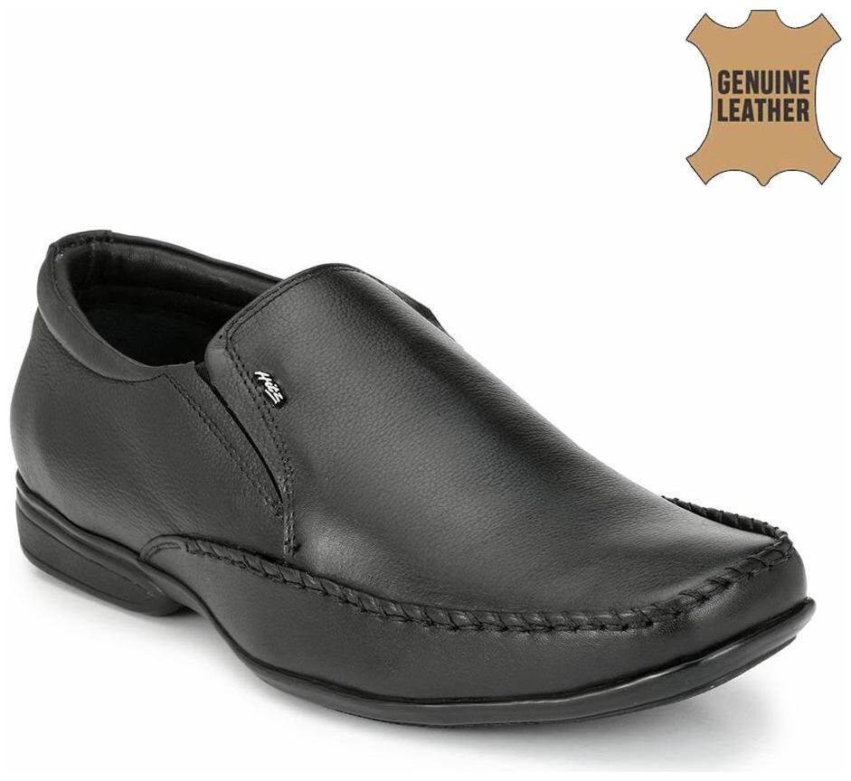 

Hitz Men Black Slip-On Formal Shoes - R 20