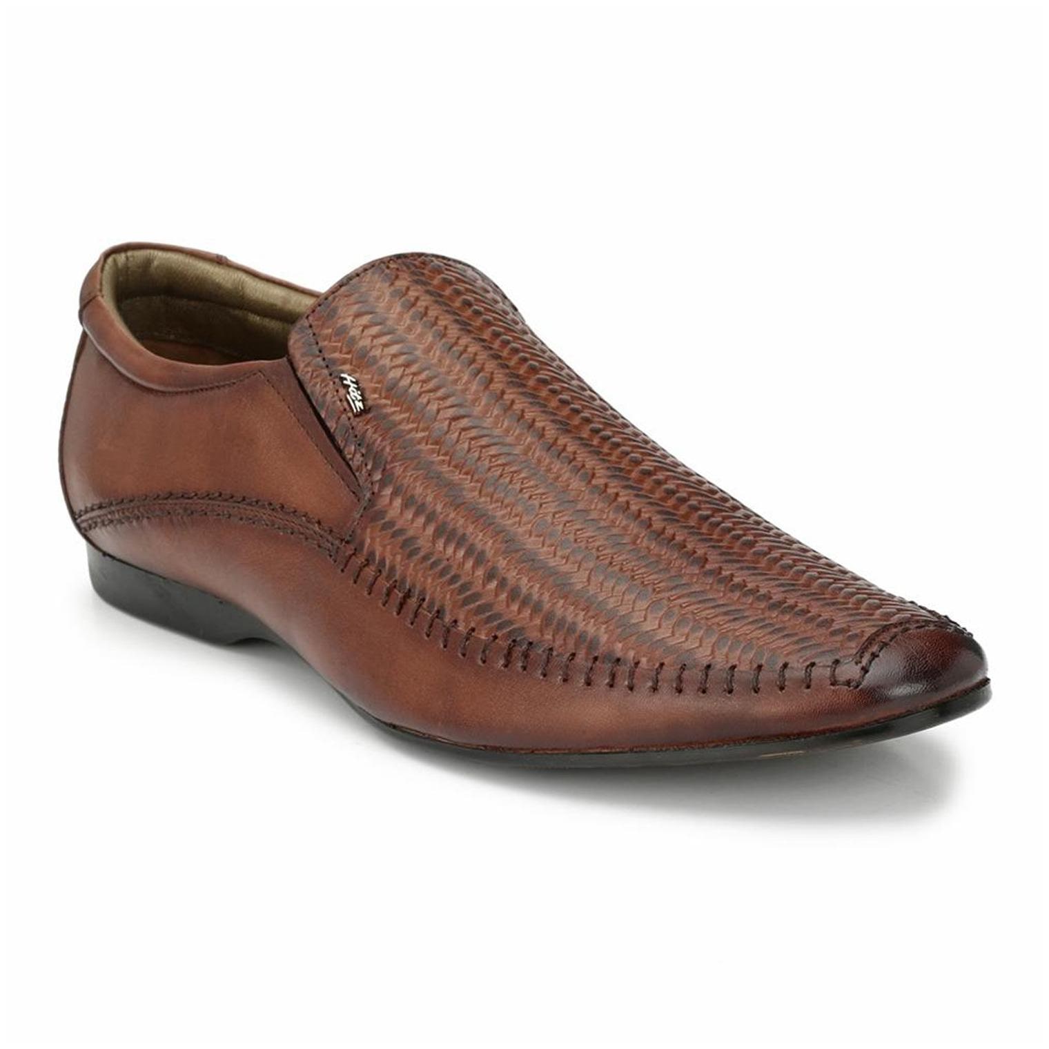 

Hitz Men Brown Slip-On Formal Shoes - 3917