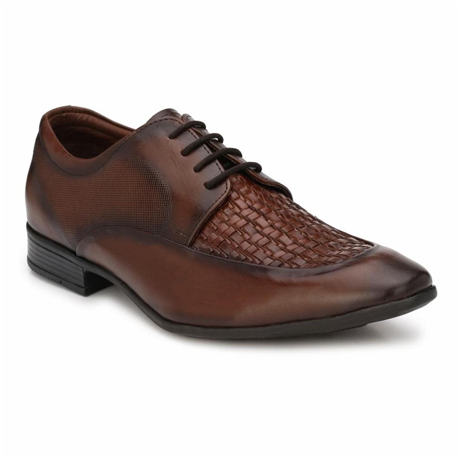 

Hitz Men Brown Derby Formal Shoes - 8408