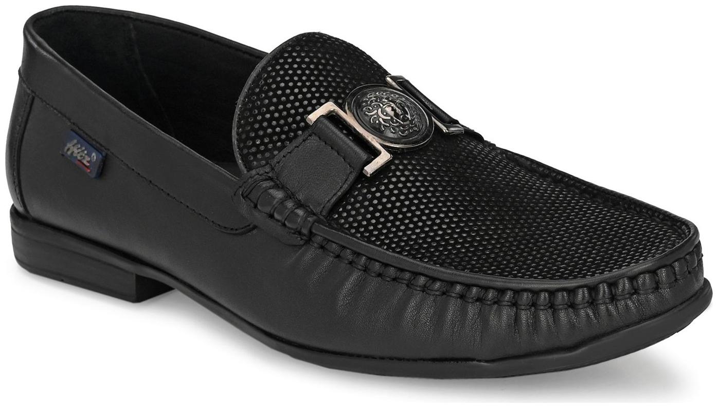 

Hitz Men Black Loafers - 5315-BLACK - 5315