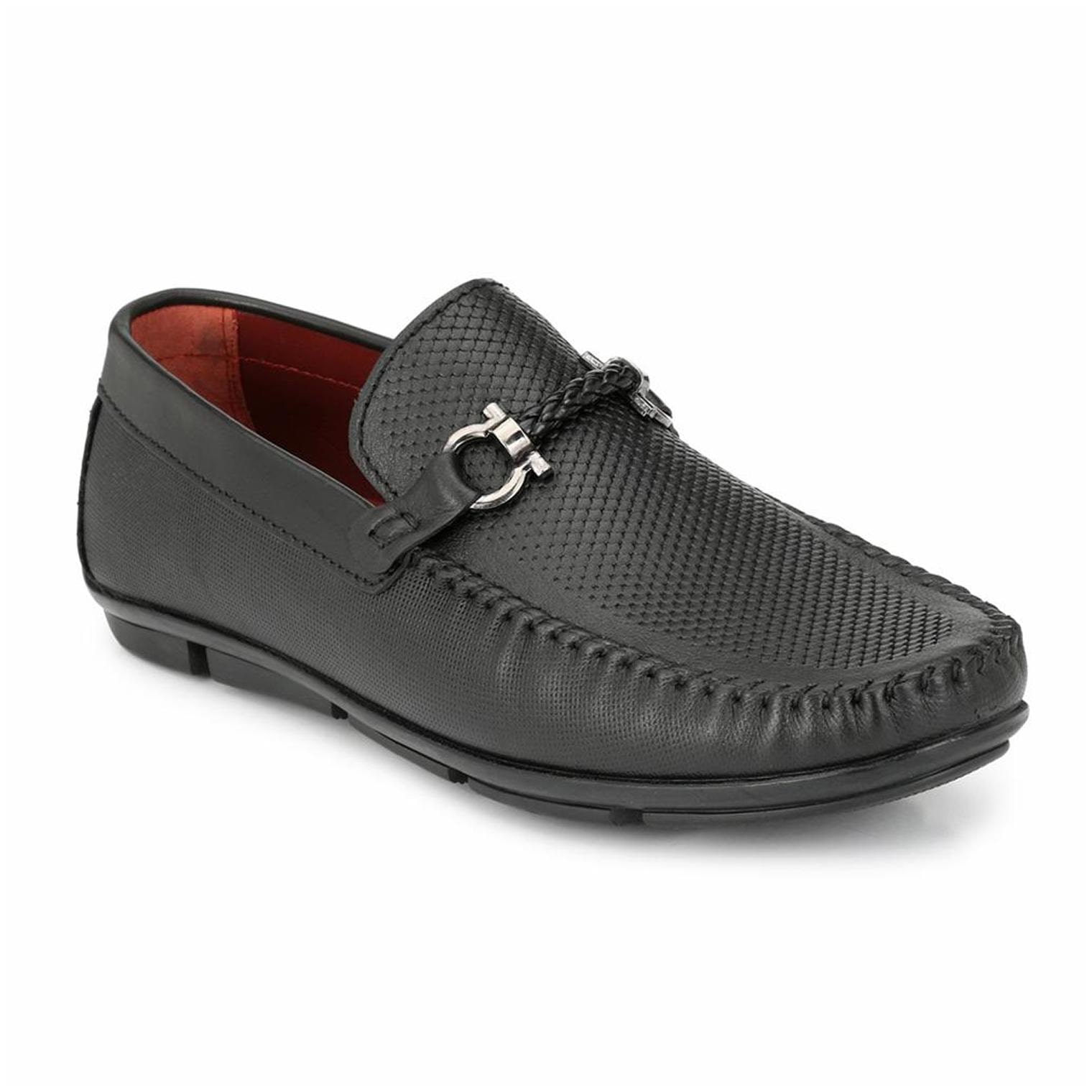 

Hitz Men Black Loafers - 6107