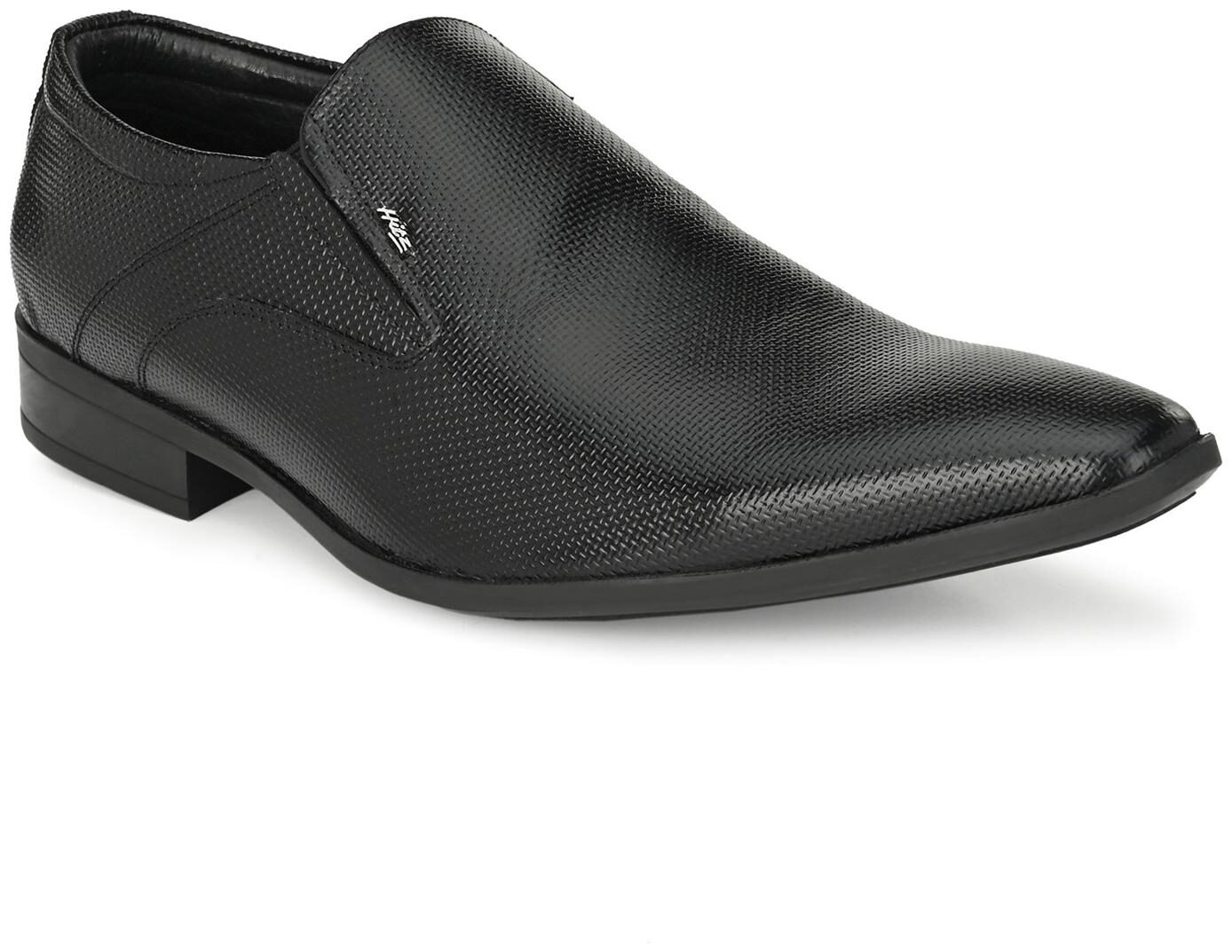 

Hitz Men Black Slip-On Formal Shoes - MS T 1-BLACK - MS T 1