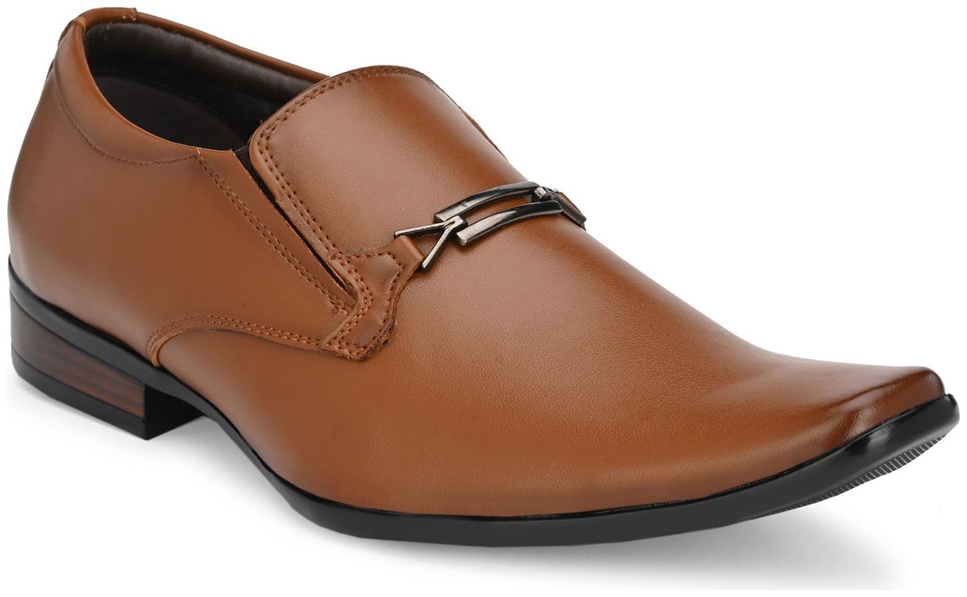 

Hitz Men Tan Slip-On Formal Shoes - MS 8914-TAN - MS 8914