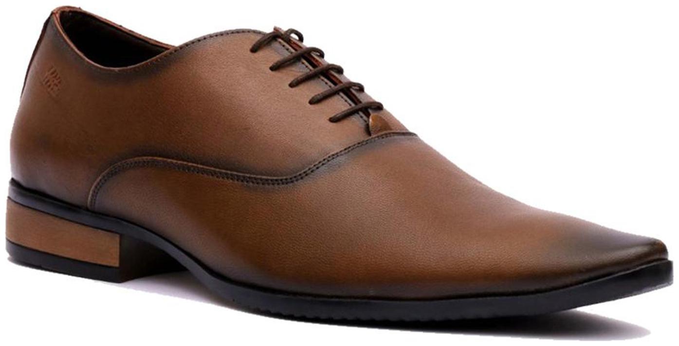 

Hitz Men Brown Derby Formal Shoes