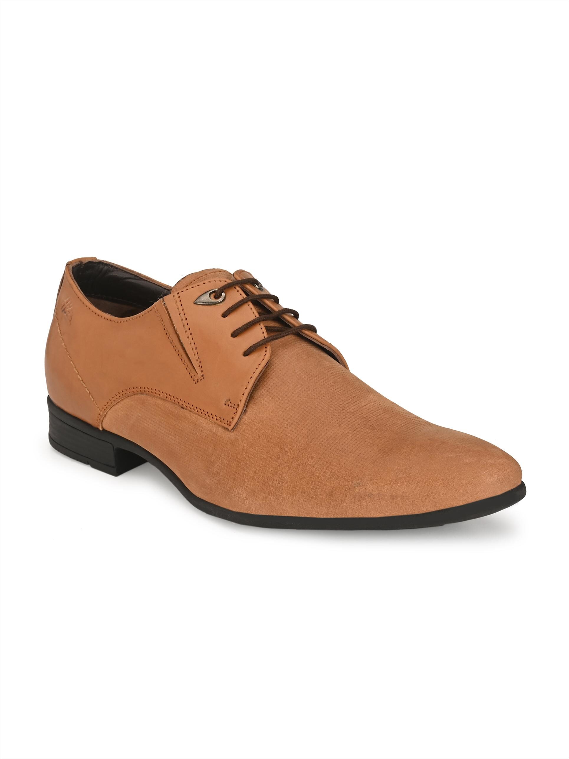 

Hitz Men Tan Derby Formal Shoes - 8410-TAN