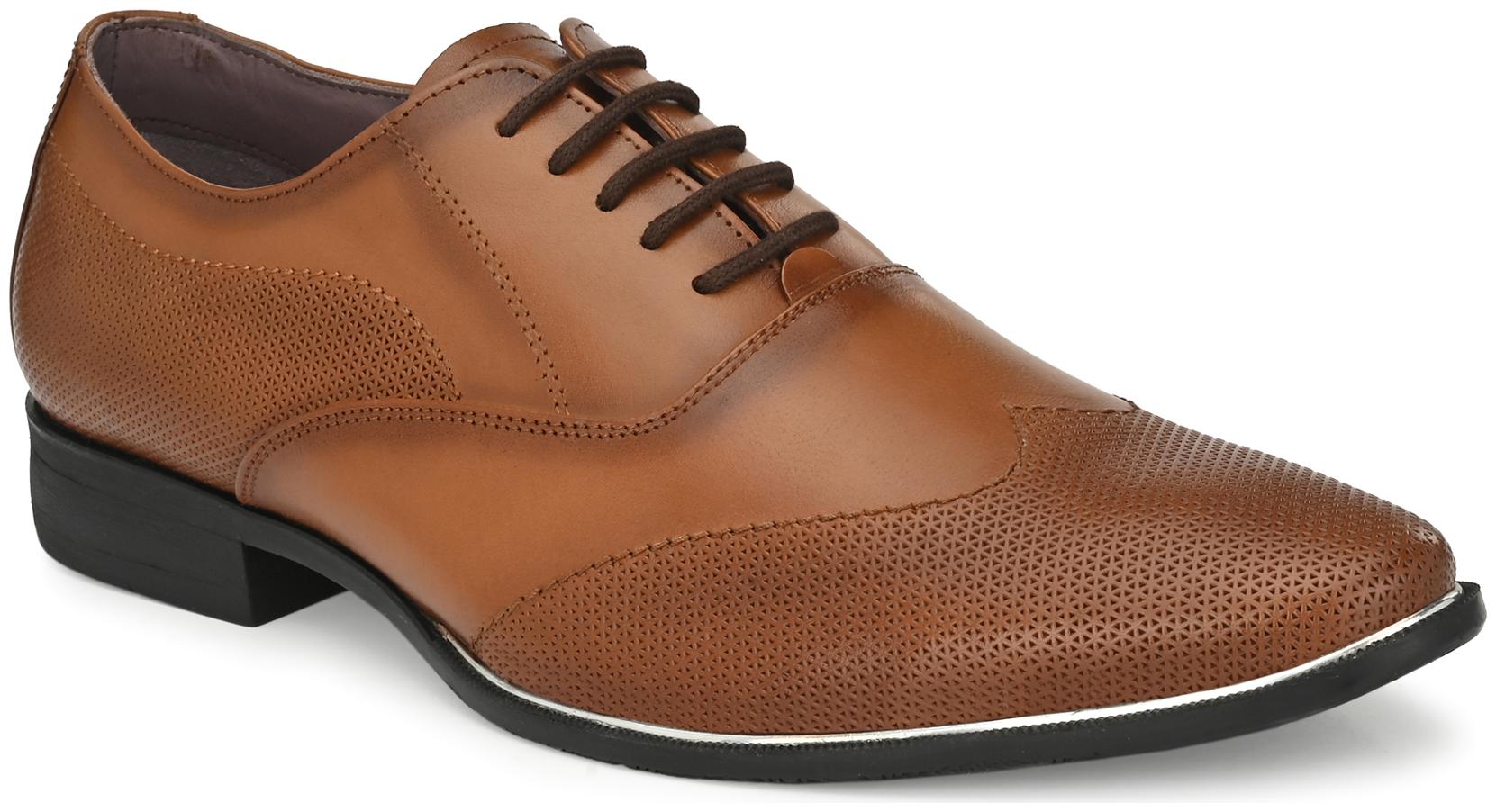 

Hitz Men Tan Derby Formal Shoes - 5920-TAN