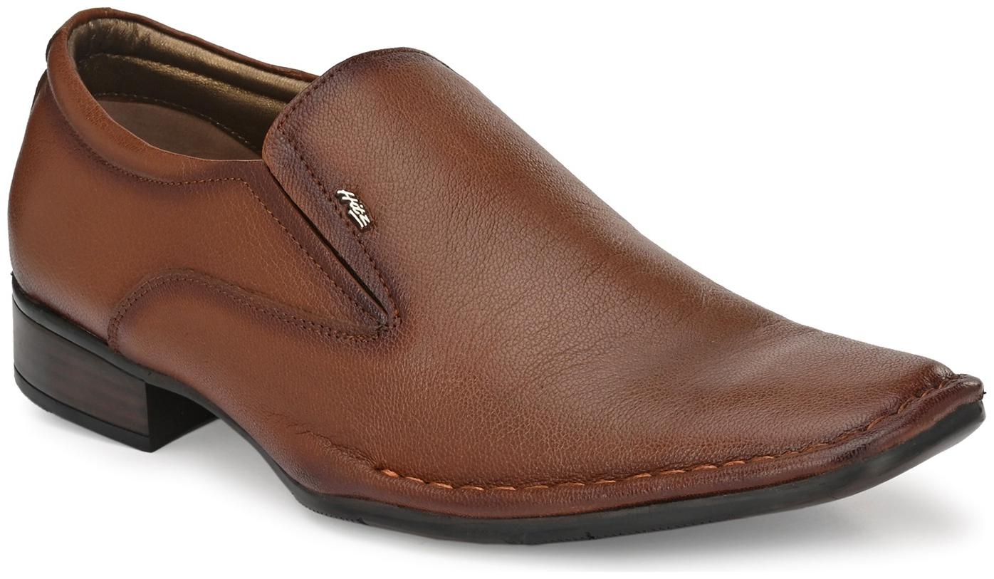 

Hitz Men Tan Slip-On Formal Shoes - 5401-TAN