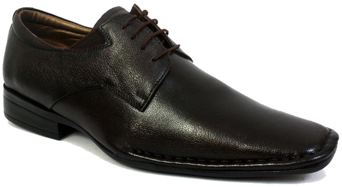 

Hitz Men Brown Derby Formal Shoes