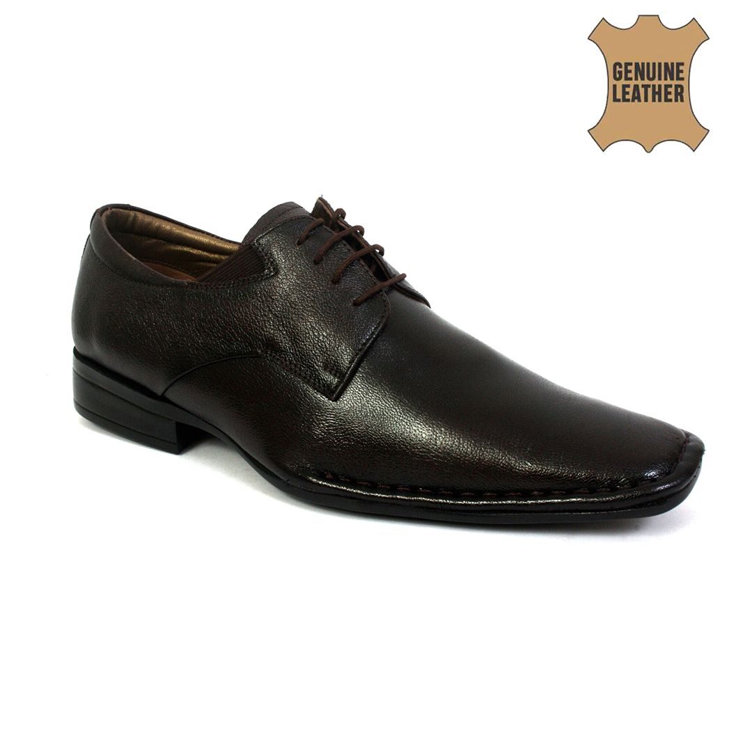 

Hitz Men Brown Derby Formal Shoes