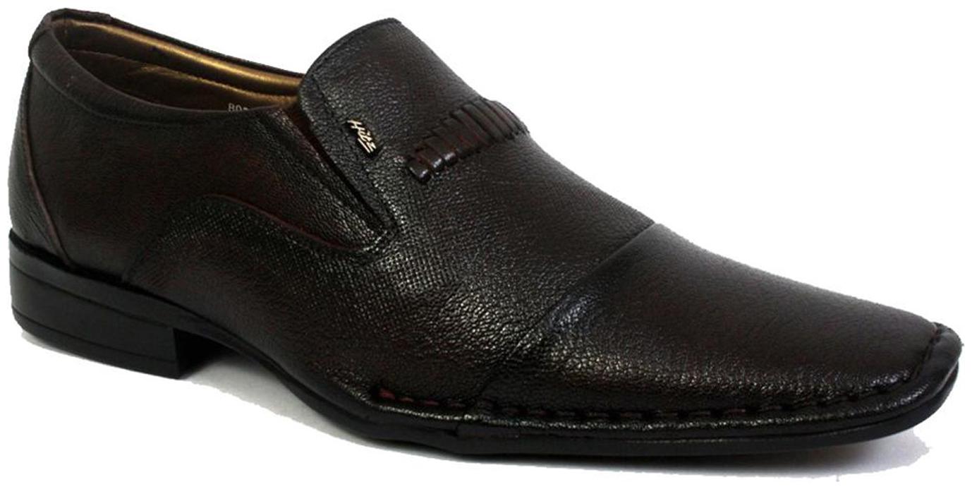 

Hitz Men Brown Slip-On Formal Shoes
