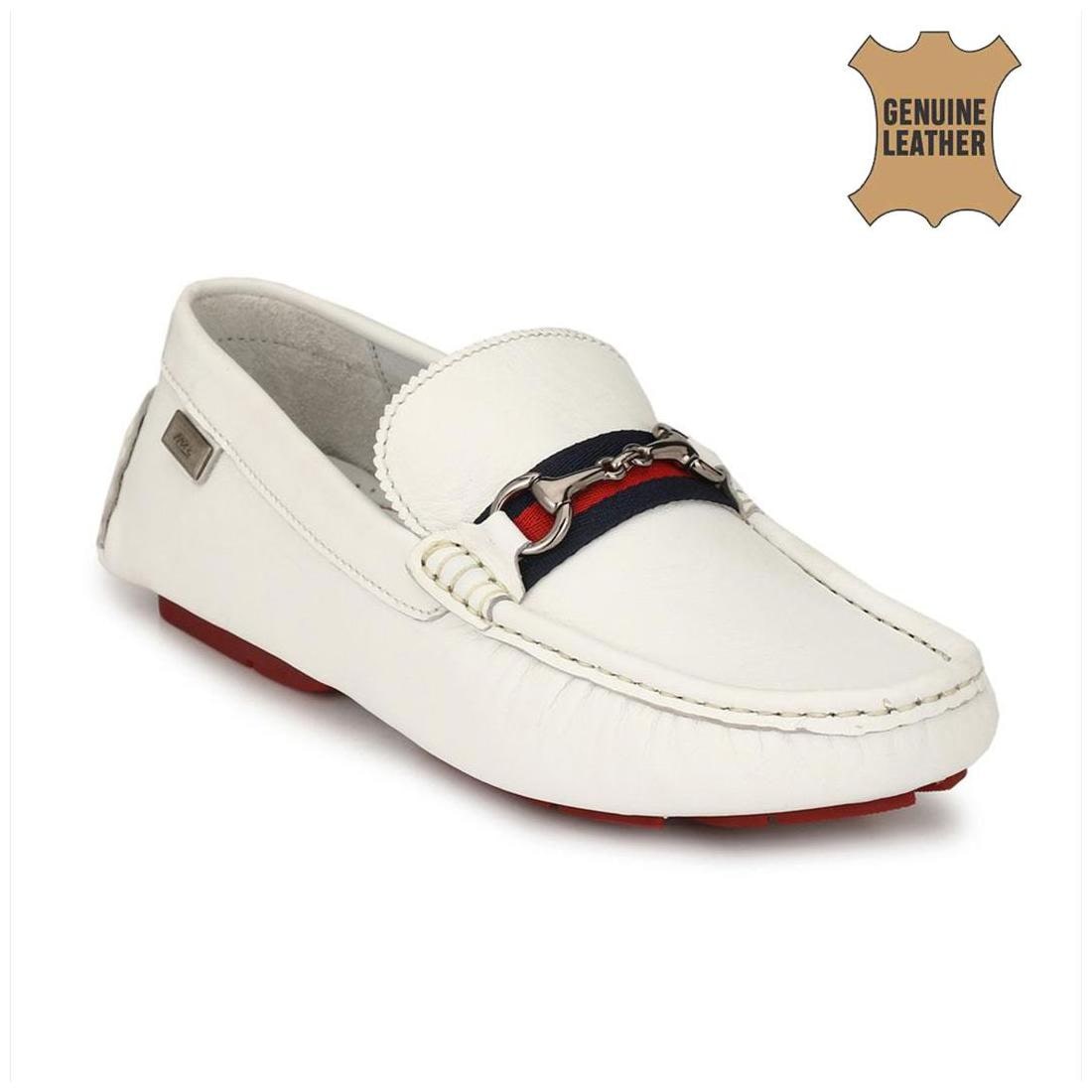

Hitz Men White Loafers