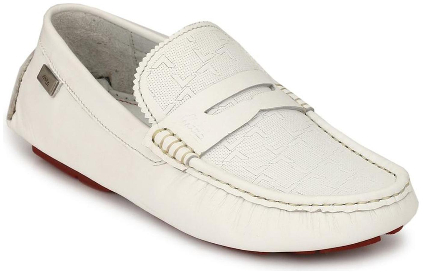 

Hitz Men White Loafers