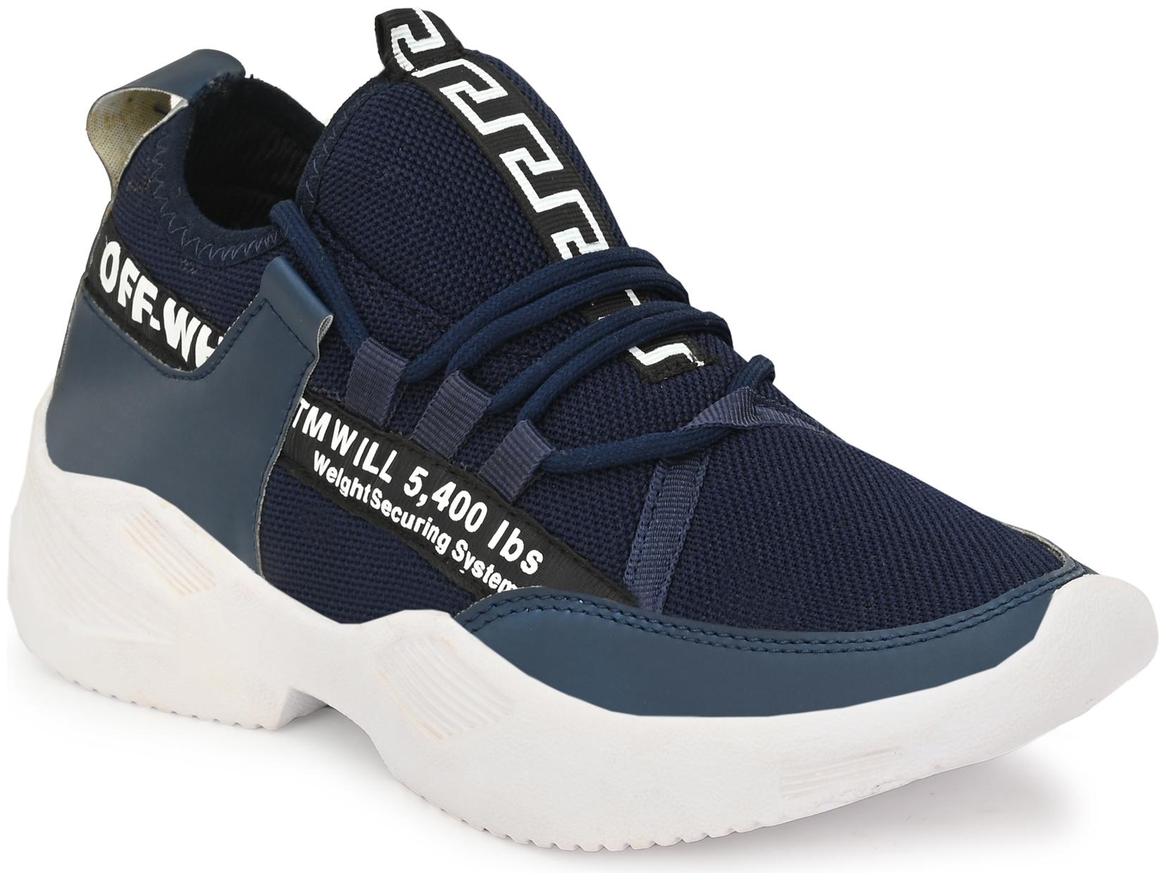 

HUNDO P Men Running Shoes ( Blue )