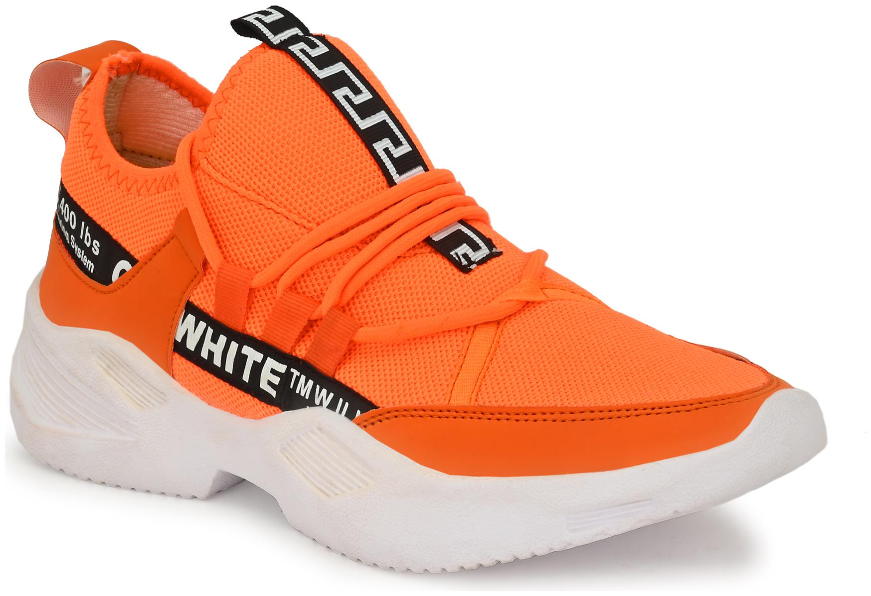 

HUNDO P Men Running Shoes ( Orange )