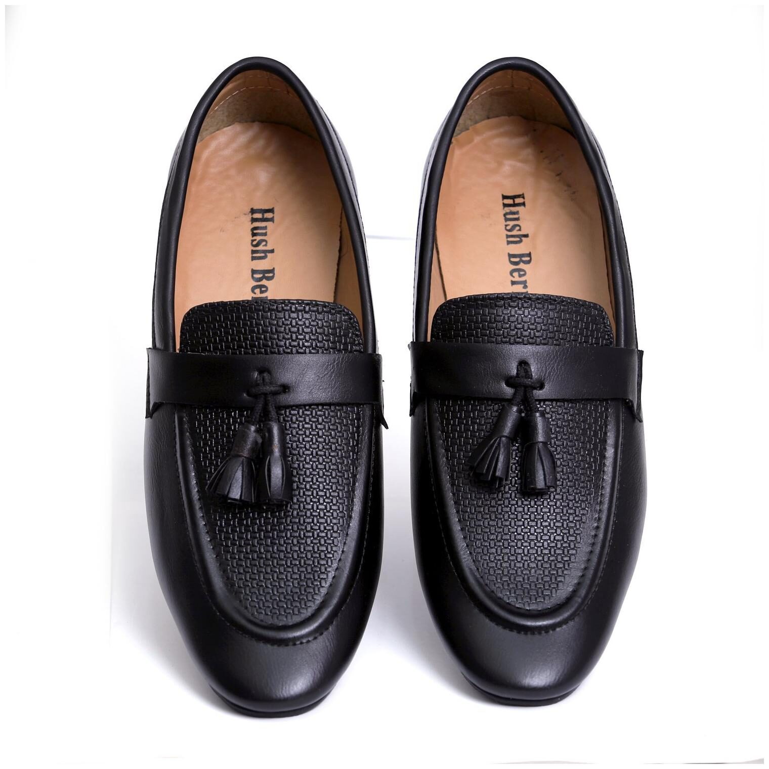 

HUSH BERRY Men Black Loafers