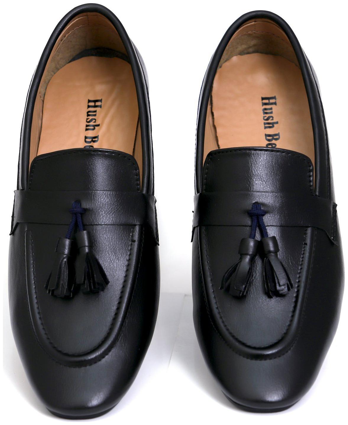 

HUSH BERRY Men Black Loafers