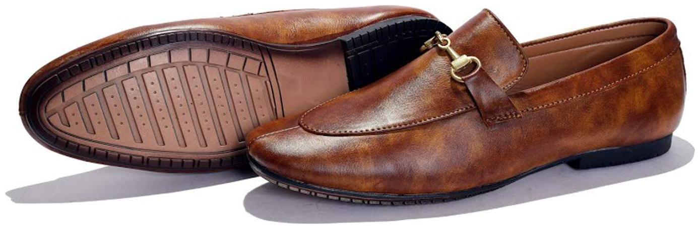 

HUSH BERRY Men Tan Loafers - SCDF