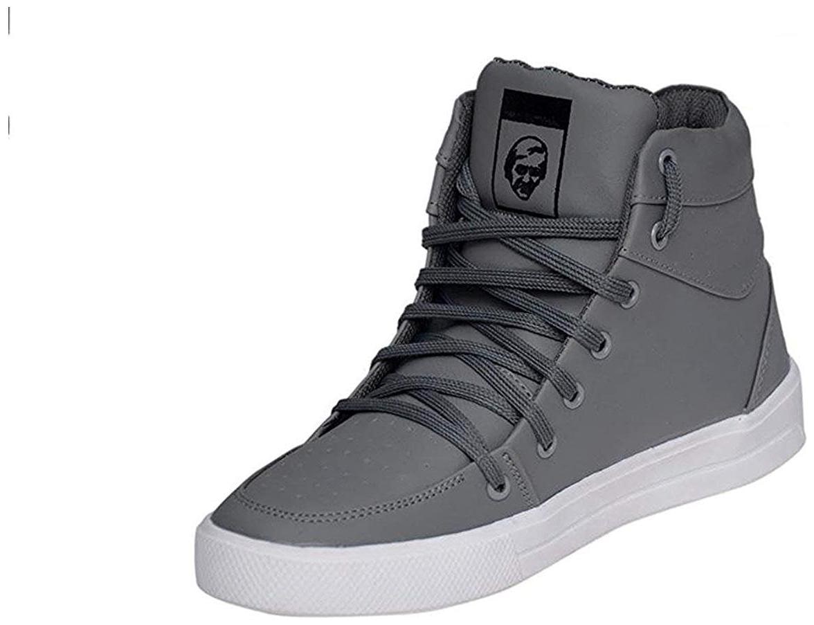 

HUSH BERRY Men Grey Sneakers