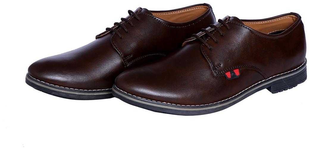 

HUSH BERRY Men Brown Slip-On Formal Shoes - NEW LOOK - HBBRN