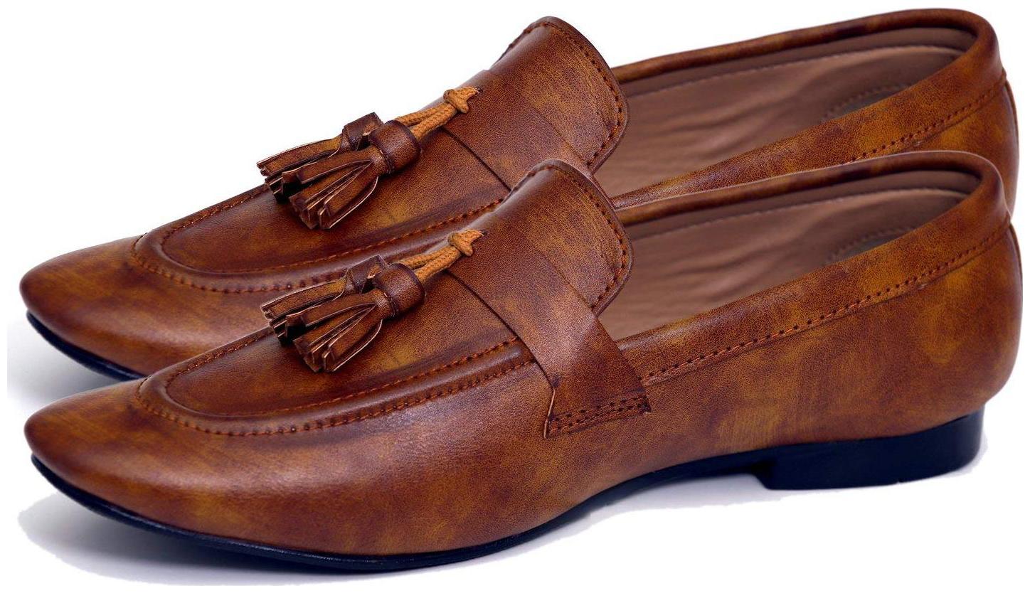 

HUSH BERRY Men Tan Loafers - CSZK