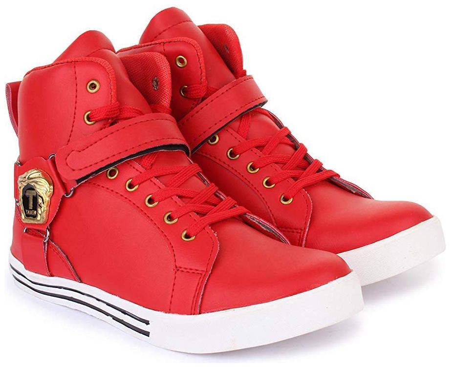

HUSH BERRY Men Red Sneakers