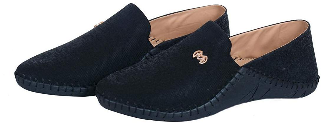 

HUSH BERRY Men Black Loafers - HB33-BLK-7