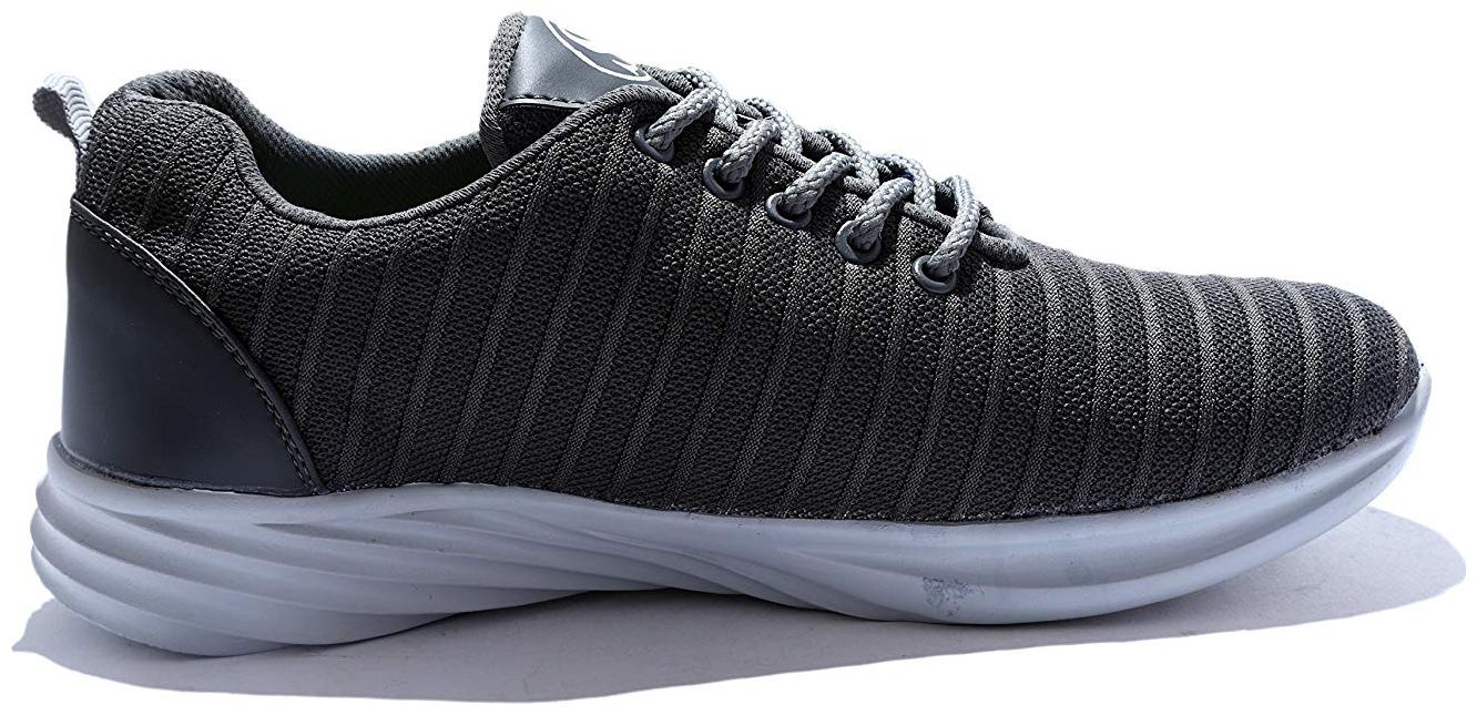 

HUSH BERRY Men Running Shoes ( Grey )