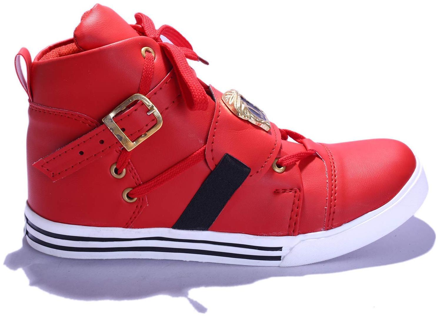 

HUSH BERRY Men Red Sneakers