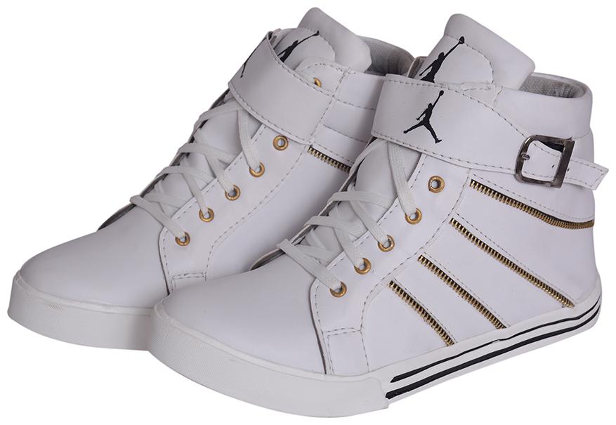 

HUSH BERRY Men White Sneakers