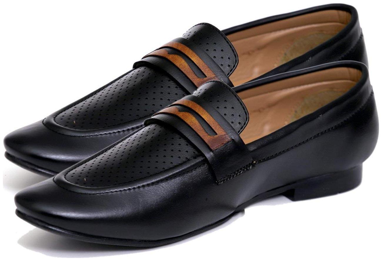 

HUSH BERRY Men Black Loafers - BXSK