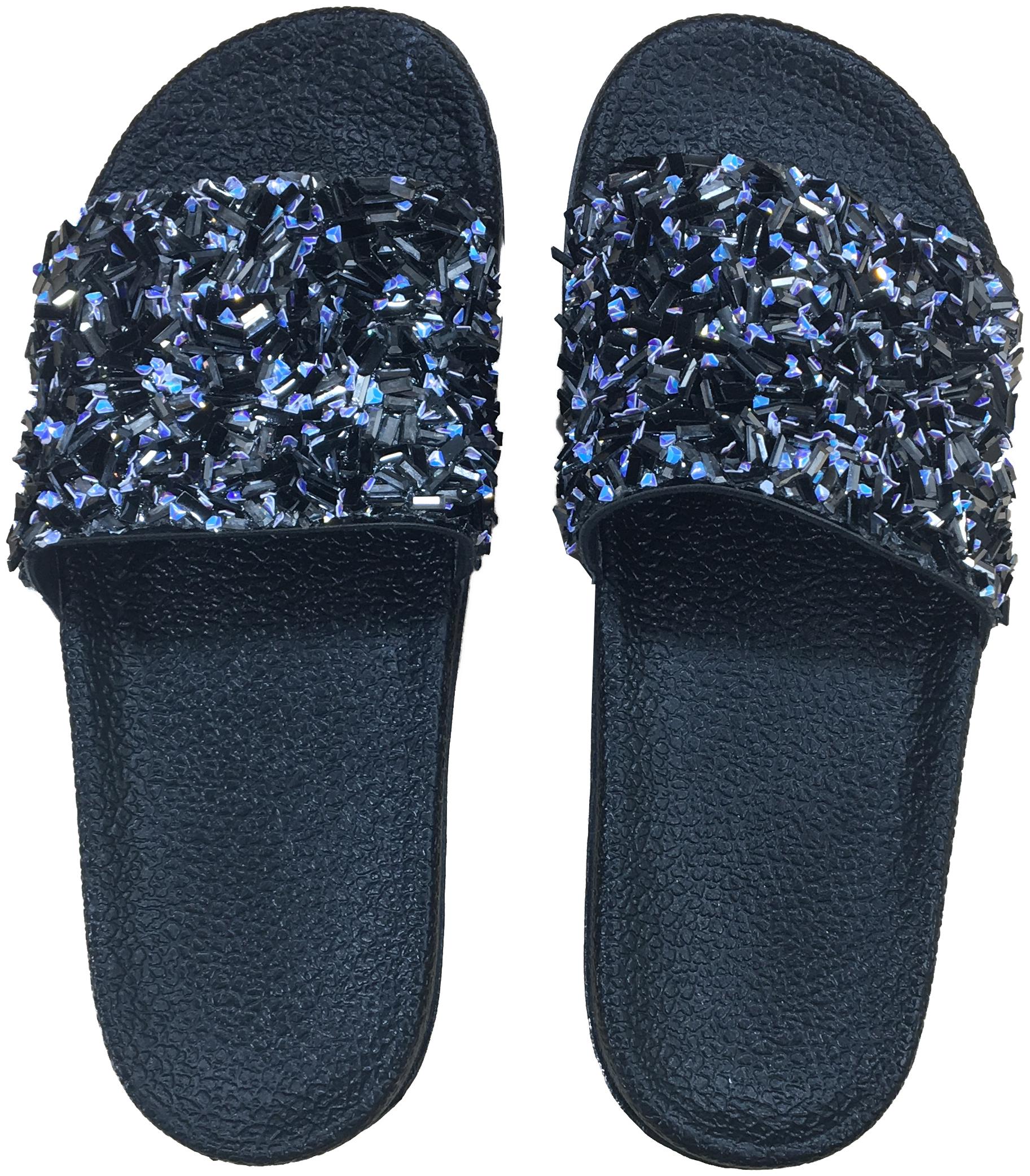

Hush Berry Sparkle Stone Flip Flops For Women