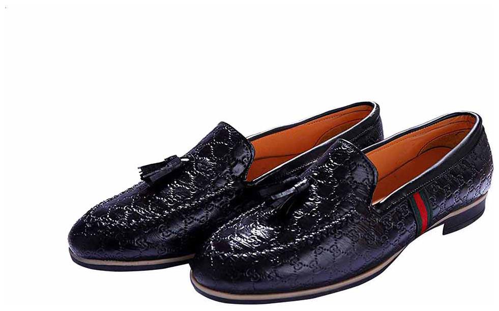 

Hush Berry The Vintage Royal Tassel Loafer Shoes for Men (9 Black)