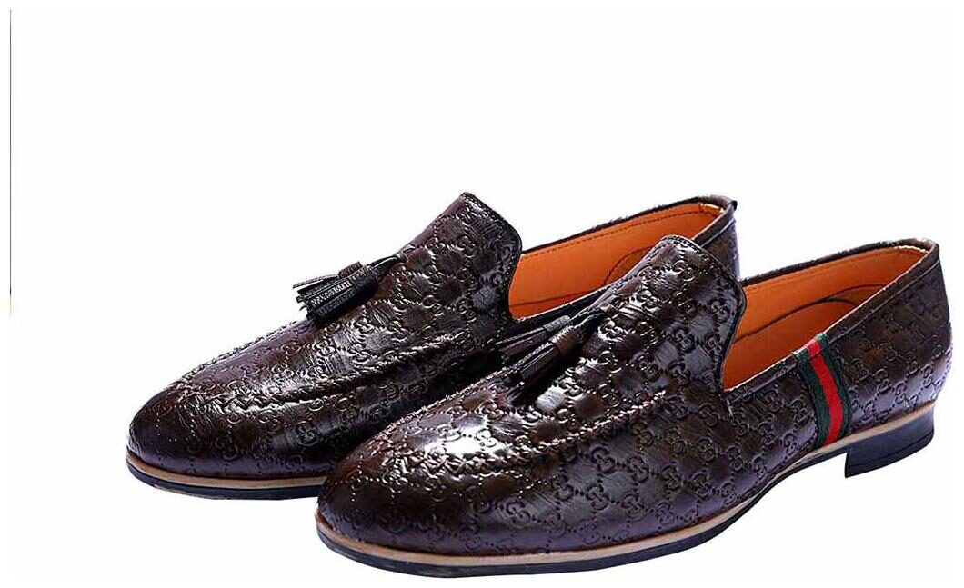 

Hush Berry The Vintage Royal Tassel Loafer Shoes for Men (8 Coffee Brown)
