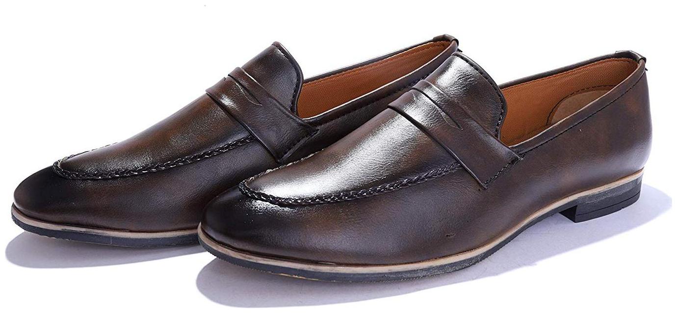 

HUSH BERRY Men Brown Loafers - KNCA