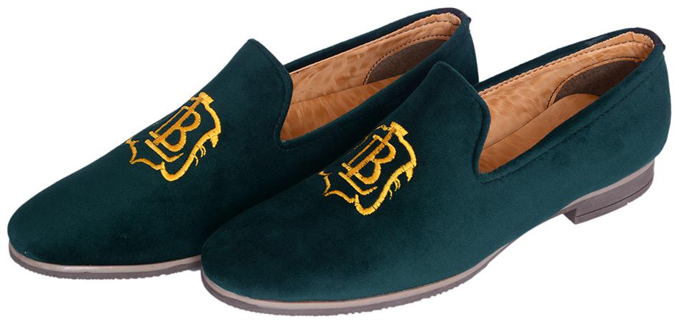 

Hush Berry Velvet Designer Shoe special Design for Men