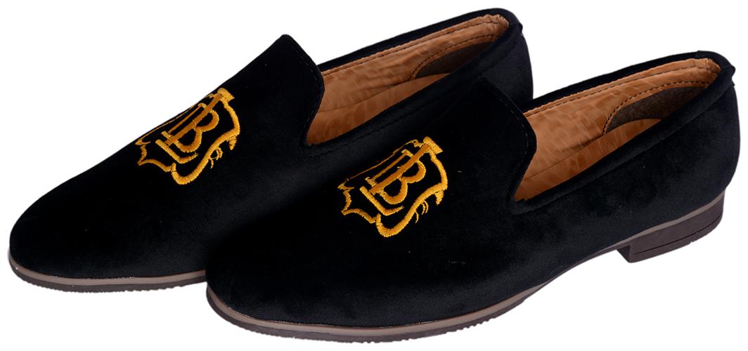 

Hush Berry Velvet Designer Shoe special Design for Men