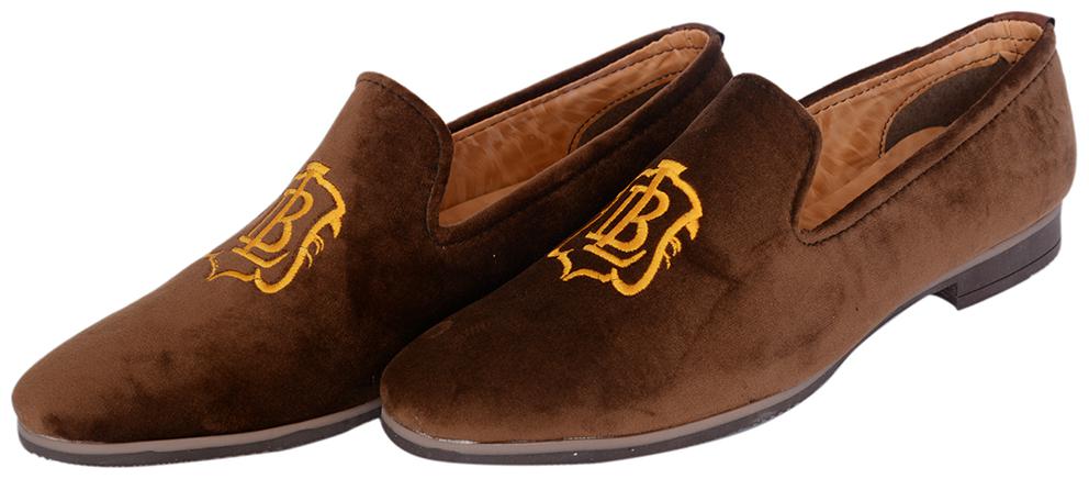 

Hush Berry Velvet Designer Shoe special Design for Men