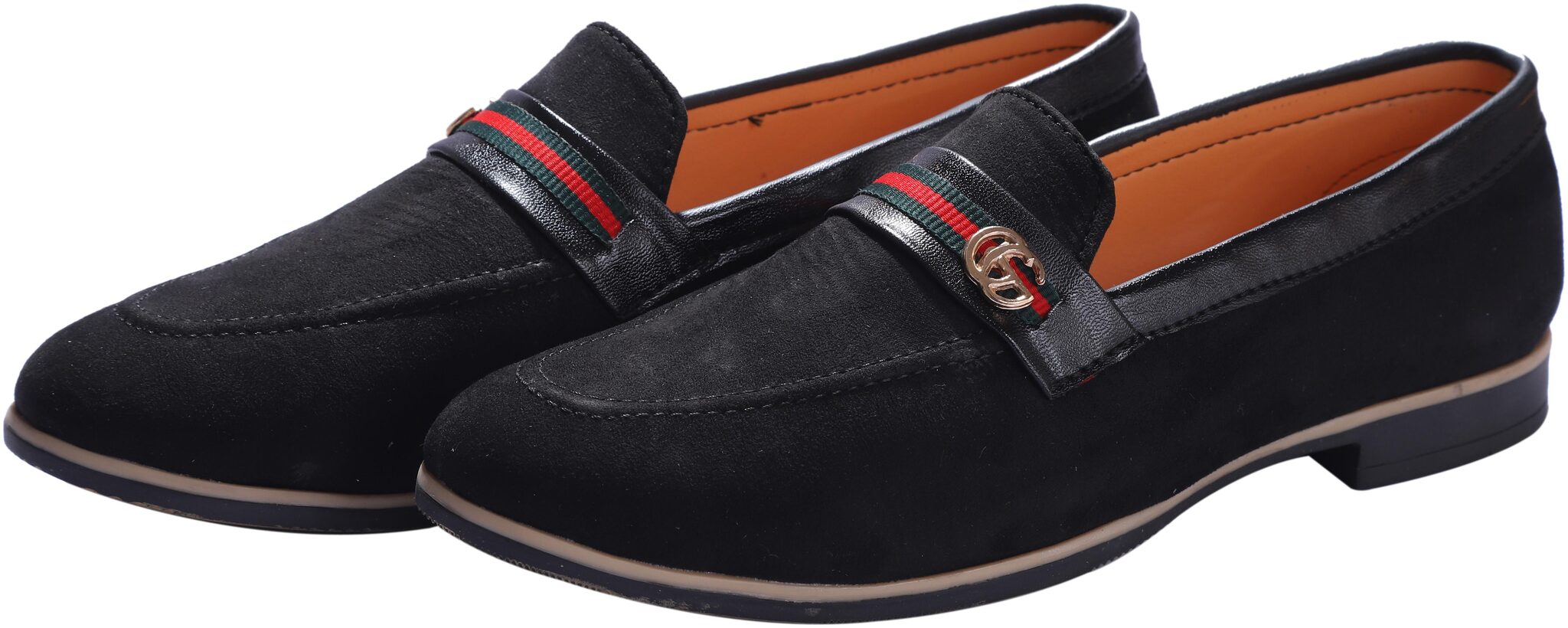 

Hush Berry Velvet Designer Slip-On Shoe spacial Design for Men (8 Black)